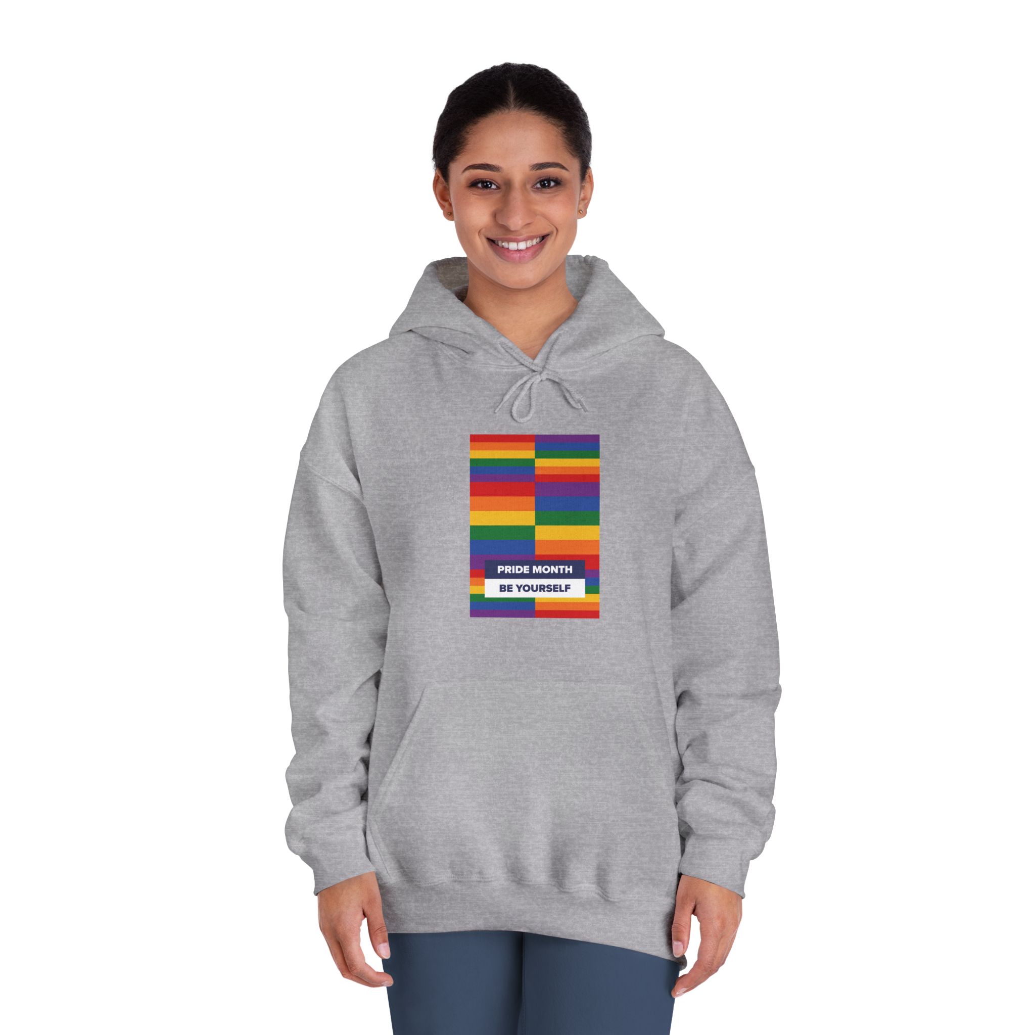 Lgbt Pride Month June Lesbian Gay Bisexual Transgender Lgbtq Flag Rainbow Vector(3) Unisex Dryblend Hooded Sweatshirt - Image 16