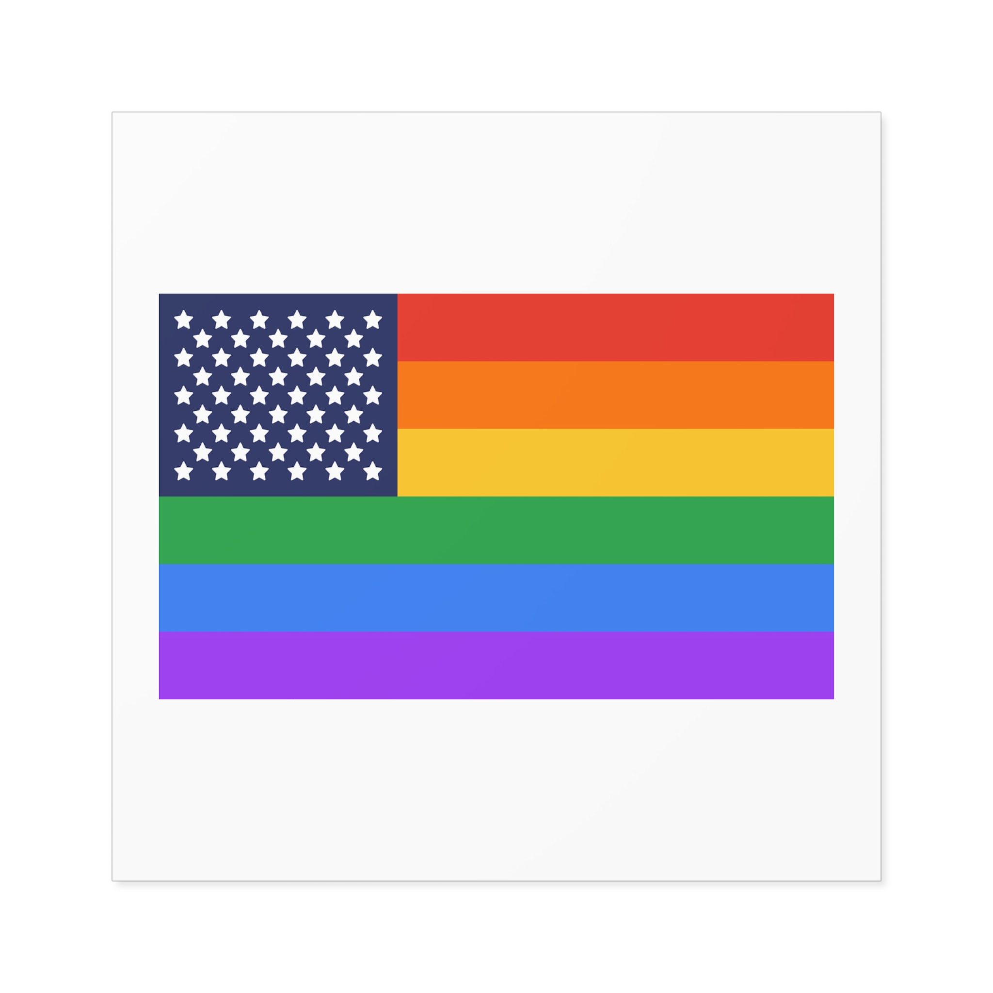 Lgbt Pride Month June Lesbian Gay Bisexual Transgender Lgbtq Flag Rainbow Vector (1) Laminate Stickers Square - Image 45