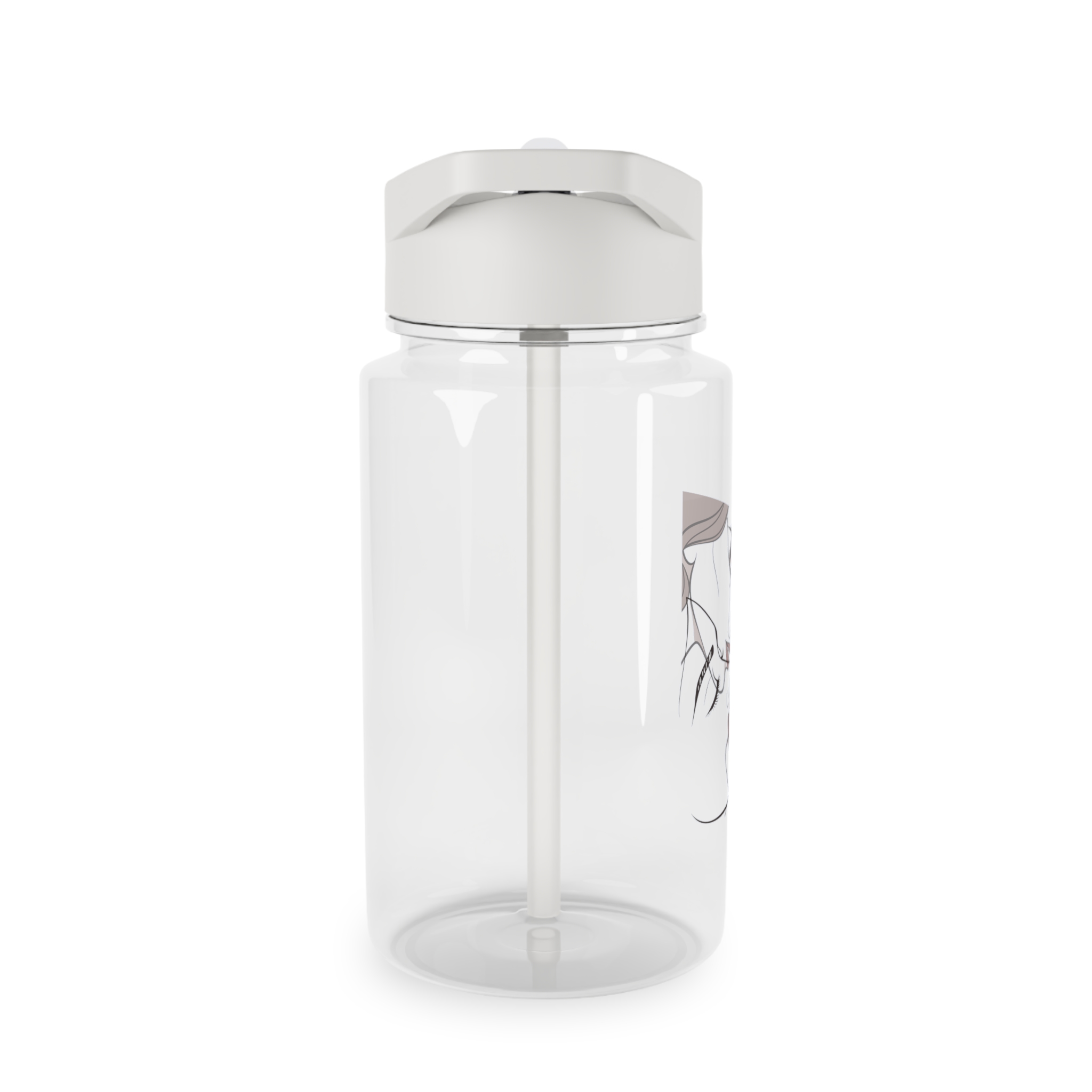 Perfect Lip Set Open Close Smooches (1) Tritan Water Bottle - Image 4