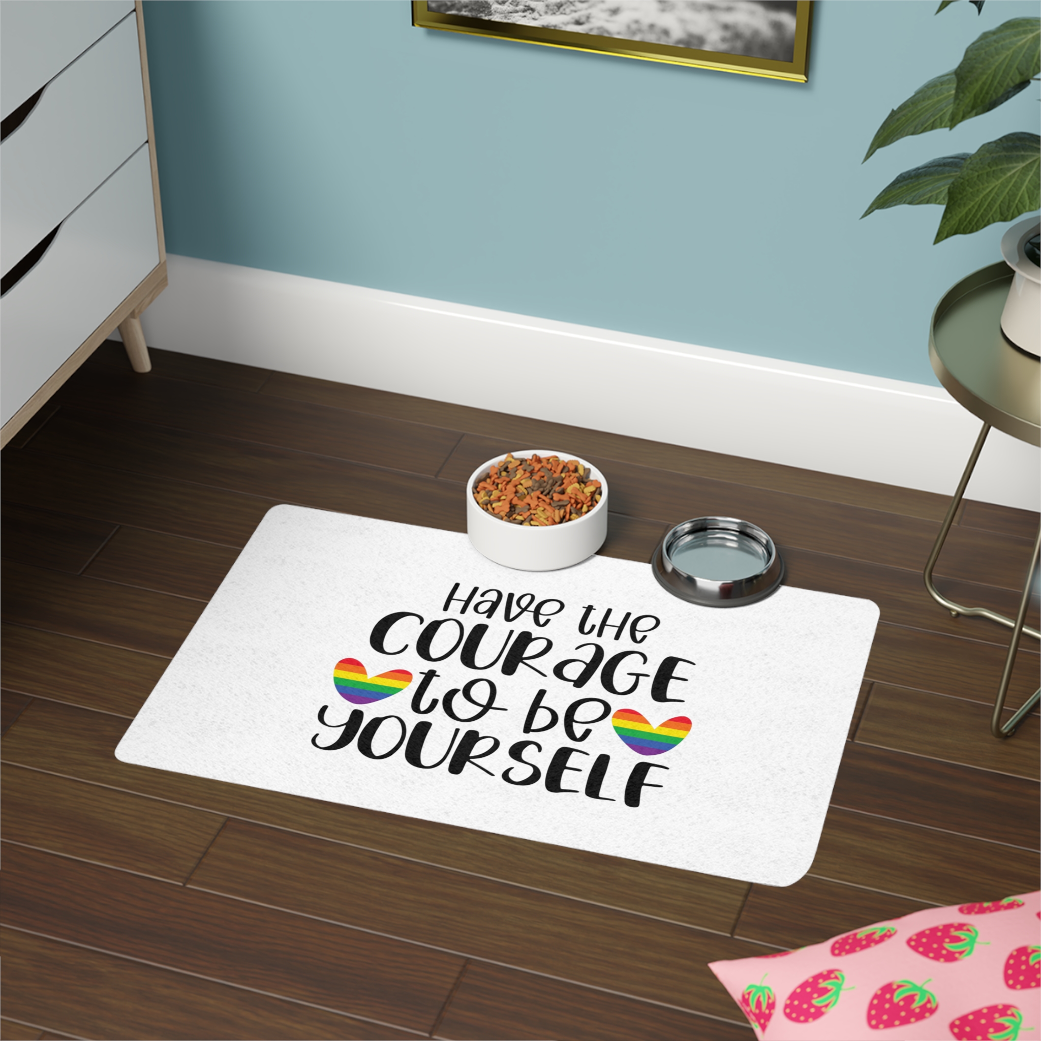 Gay Pride Svg Design(4) Pet Food Mat 12x18 - Image 4