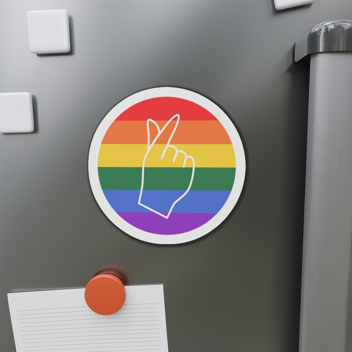 Lgbtq Diversity Rainbow Pride Concept Vector Isolated Illustration Die Cut Magnets - Image 14