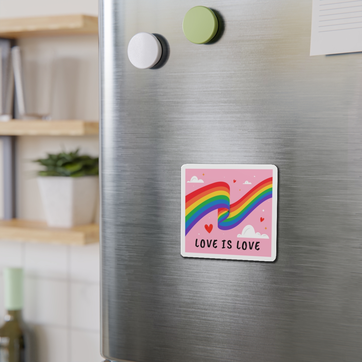 Colorful Flag Pride Day Die Cut Magnets - Image 6