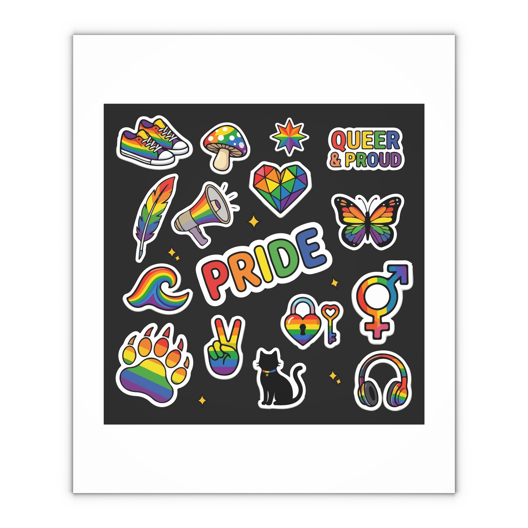 Lesbian Pride Design 33FA23 Gift Wrapping Paper Sheets 1pc - Image 4