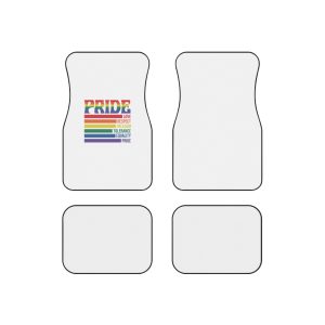 Pride Lgbtq Gay Typography Vector Tshirt Design1 Car Mats Set Of 4