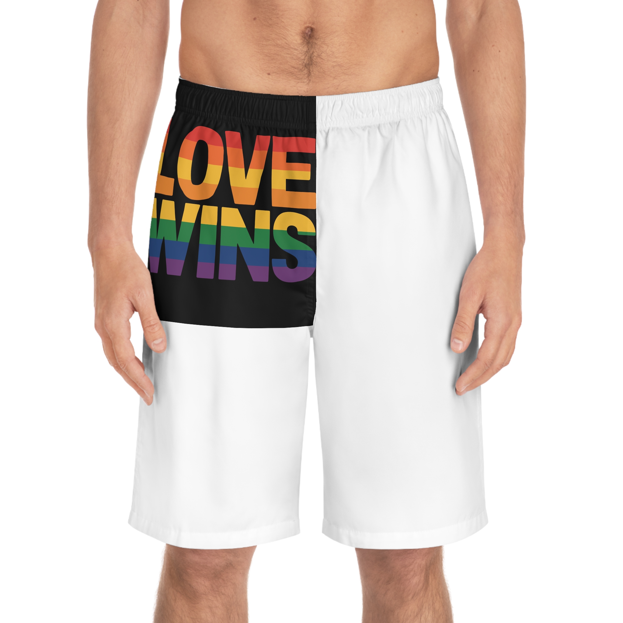 Lesbian Pride Design 7C796D Mens Board Shorts Aop - Image 3