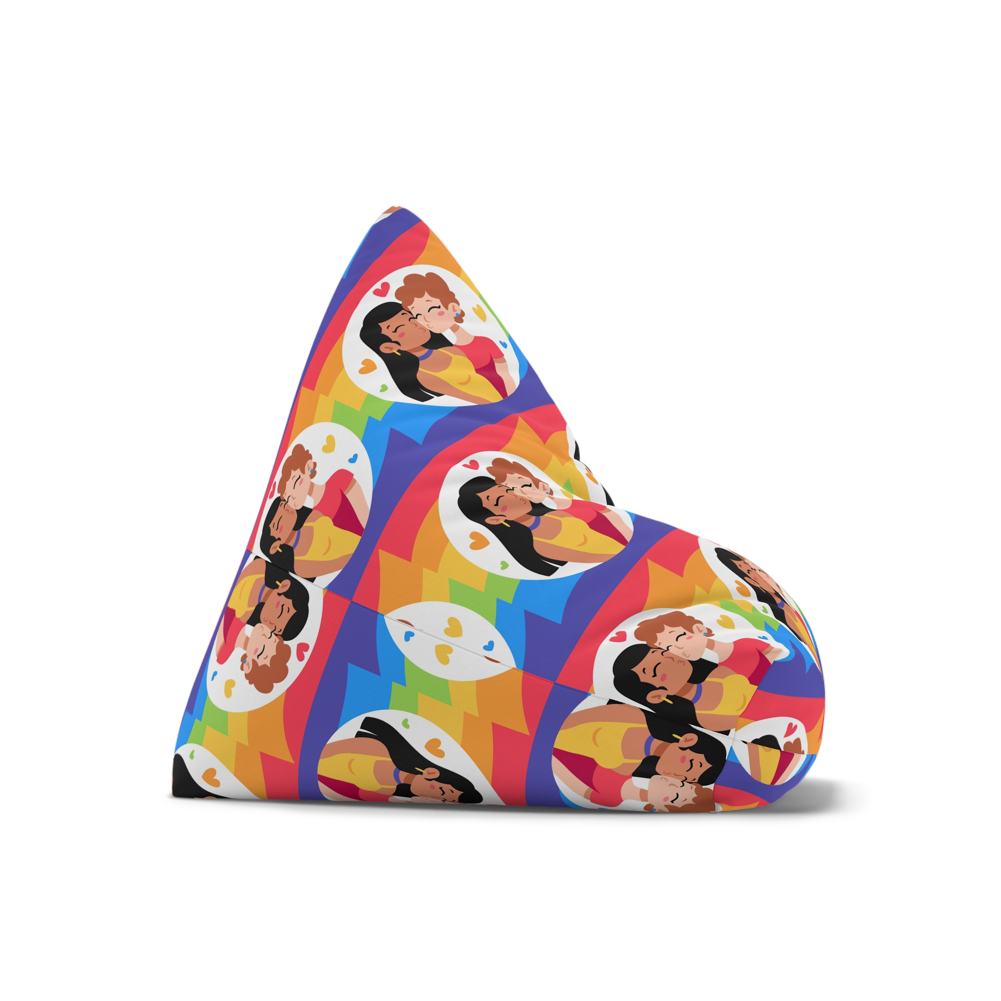 Lesbian Pride Design EF902A Bean Bag Chair Cover - Image 7