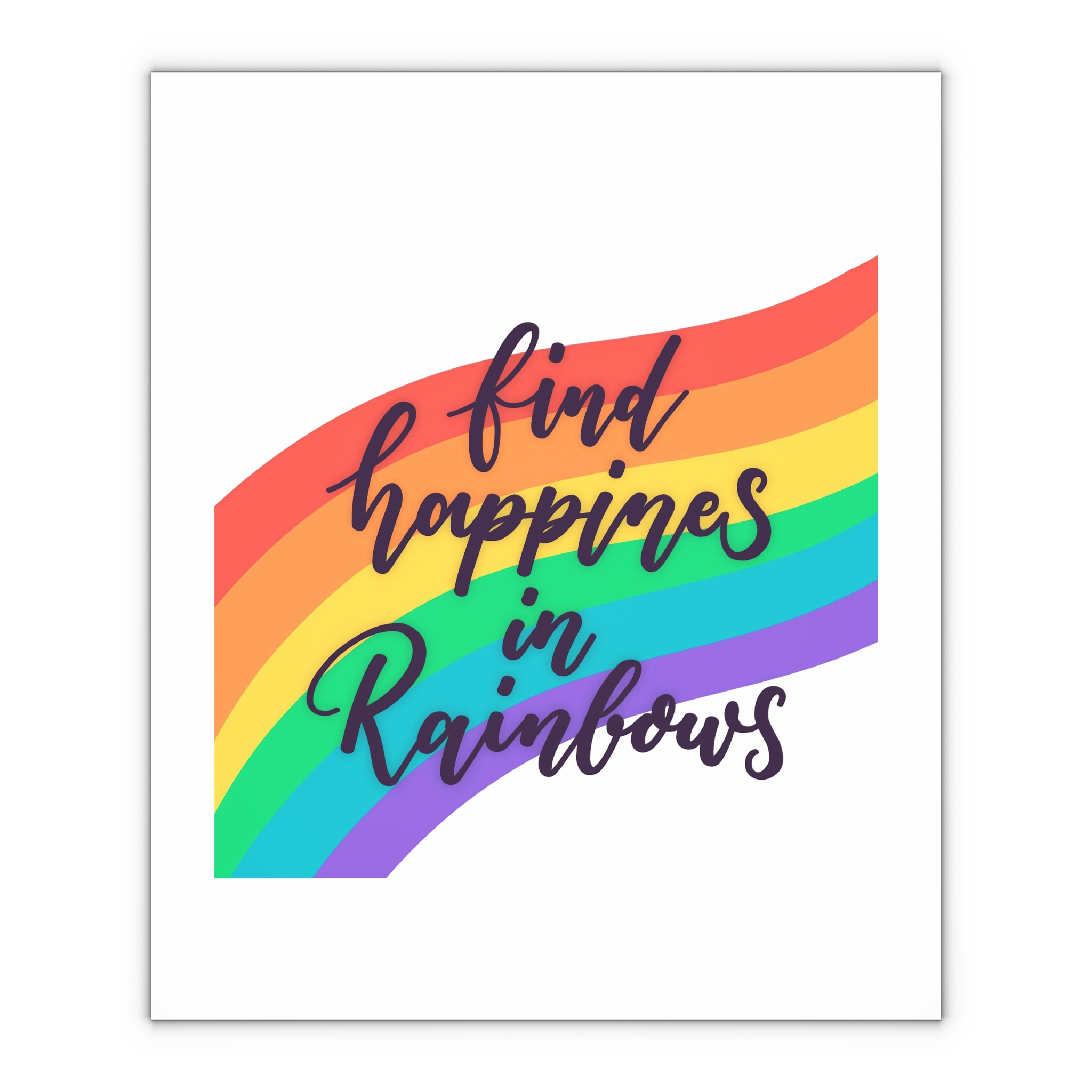 Pride Day Lettering With Rainbow Colors Gift Wrapping Paper Sheets 1pc - Image 4