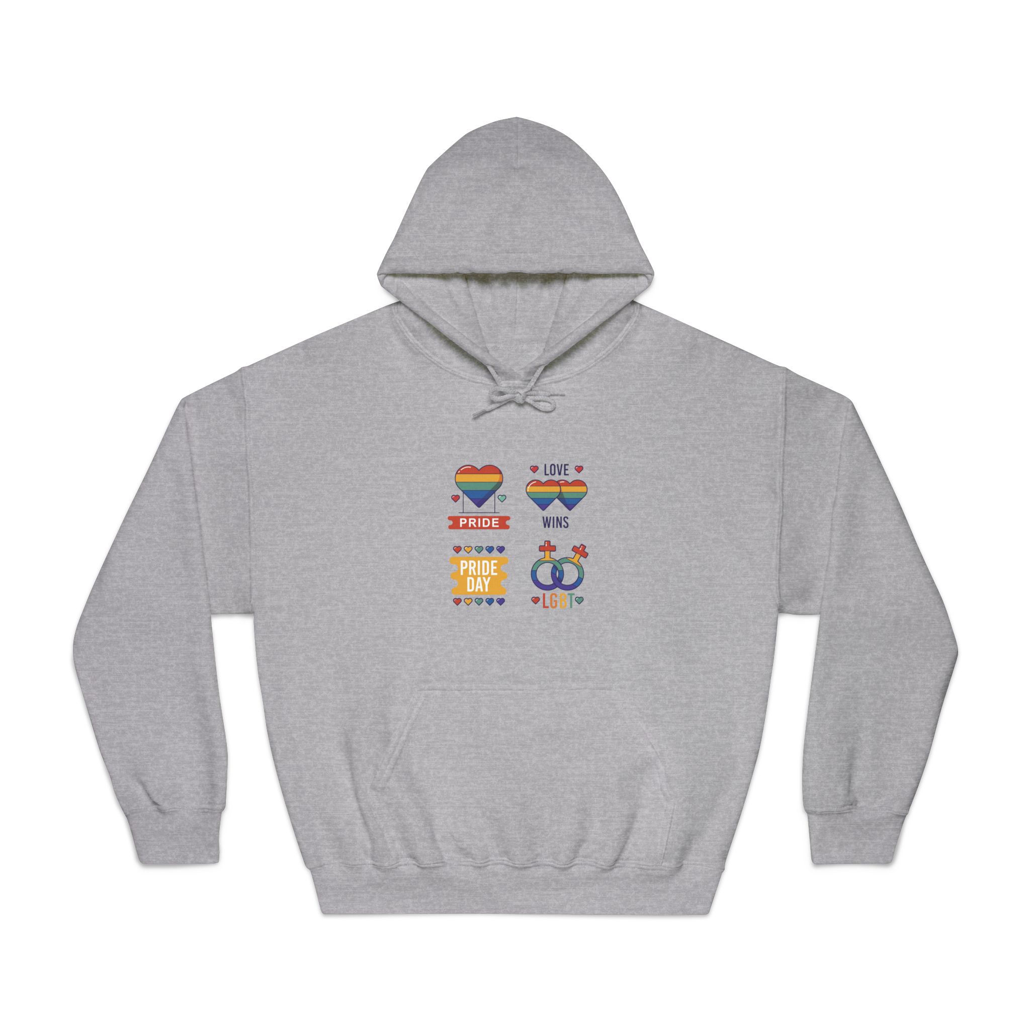 Pride Day Label Collection Concept Unisex Dryblend Hooded Sweatshirt - Image 13