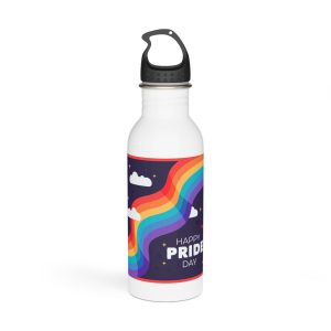 Rainbow Flag Pride Day Stainless Steel Water Bottle