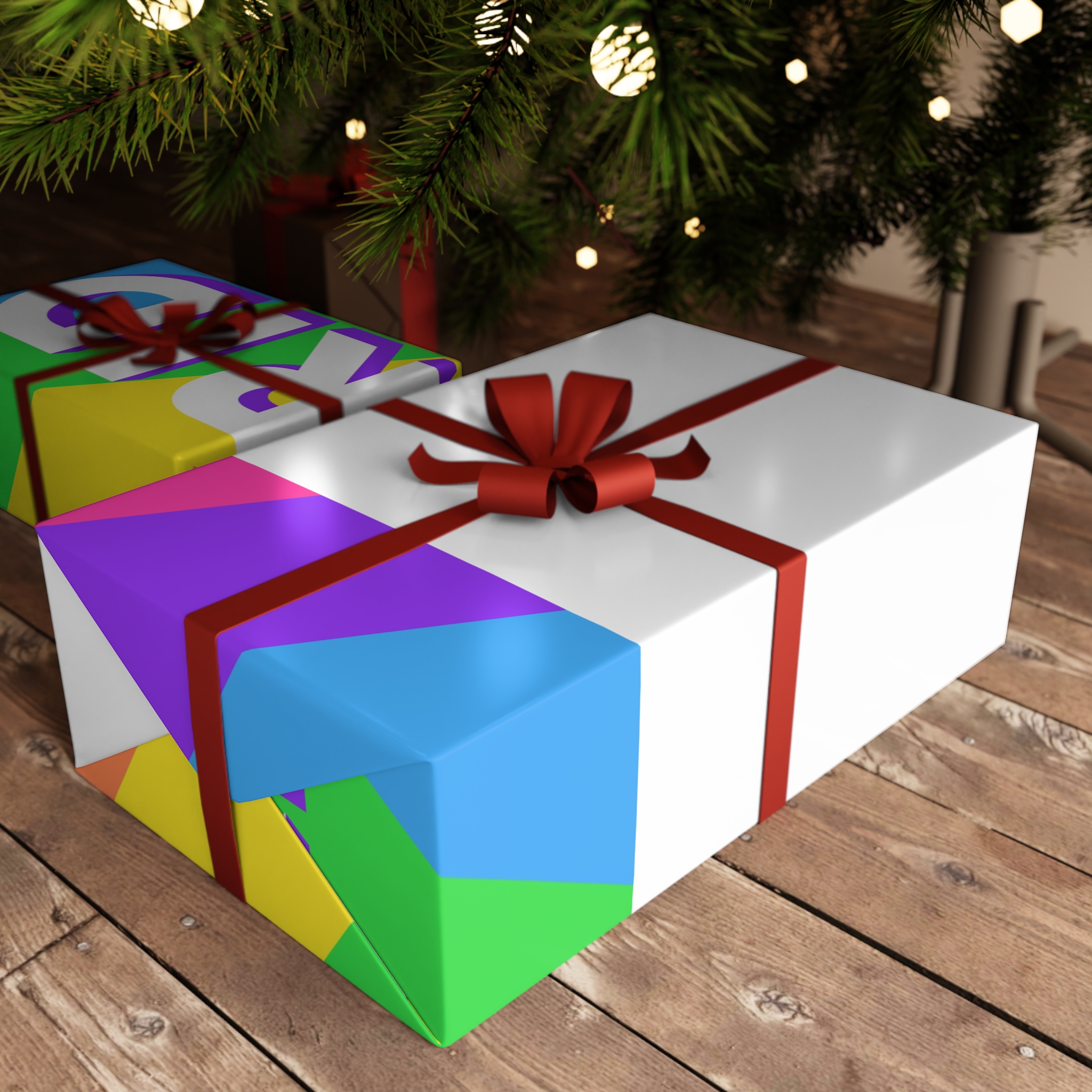 Pride Background 3 Gift Wrapping Paper Sheets 1pc - Image 3