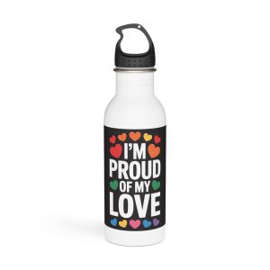 Lesbian Pride Design E2362C Stainless Steel Water Bottle