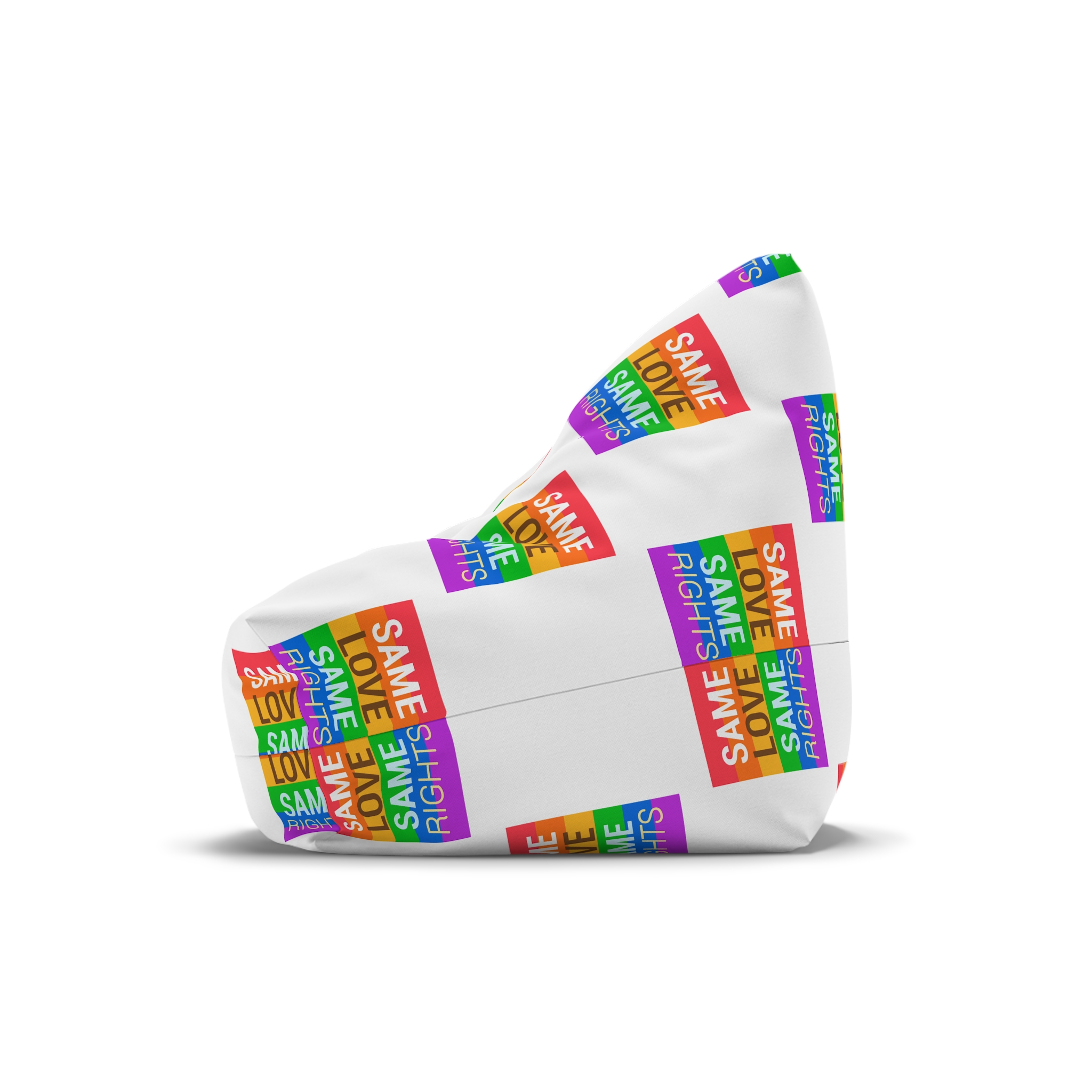 Typography T Shirt Design Collection Bean Bag Chair Cover - Image 4