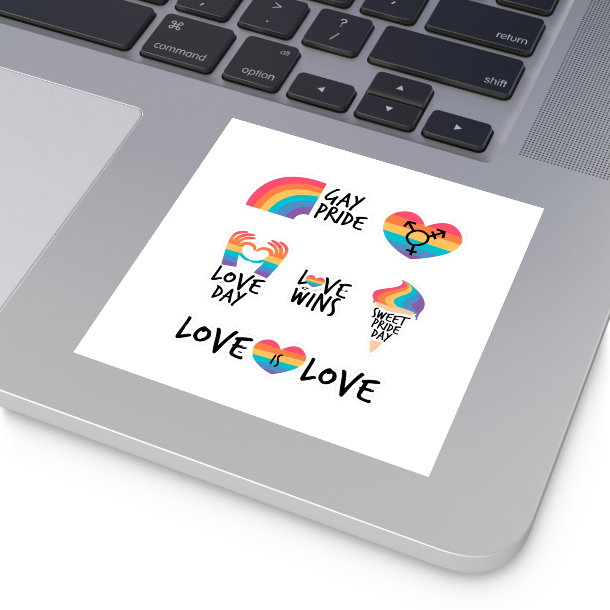 Pride Day Label Pack Theme Laminate Stickers Square - Image 27