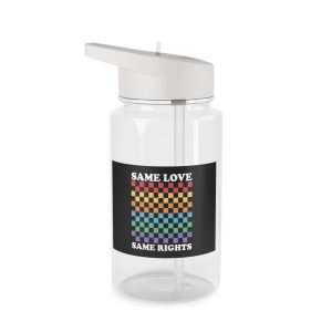 Pride Lgbt Gay Typography T Shirt Design Tritan Water Bottle