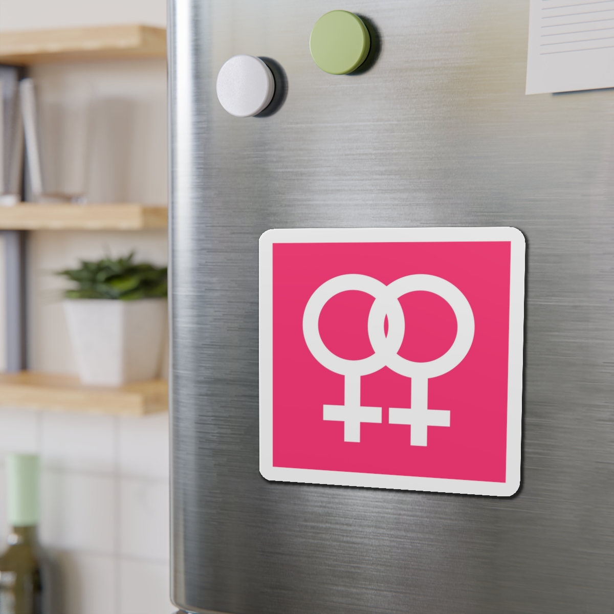 Lesbian Pride Design 2B26C2 Die Cut Magnets - Image 12