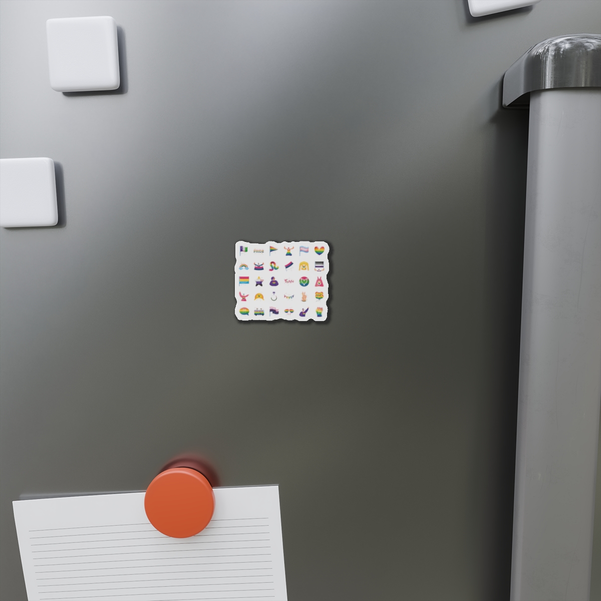 Set Icons With Lgbtq Community Symbols Die Cut Magnets - Image 2