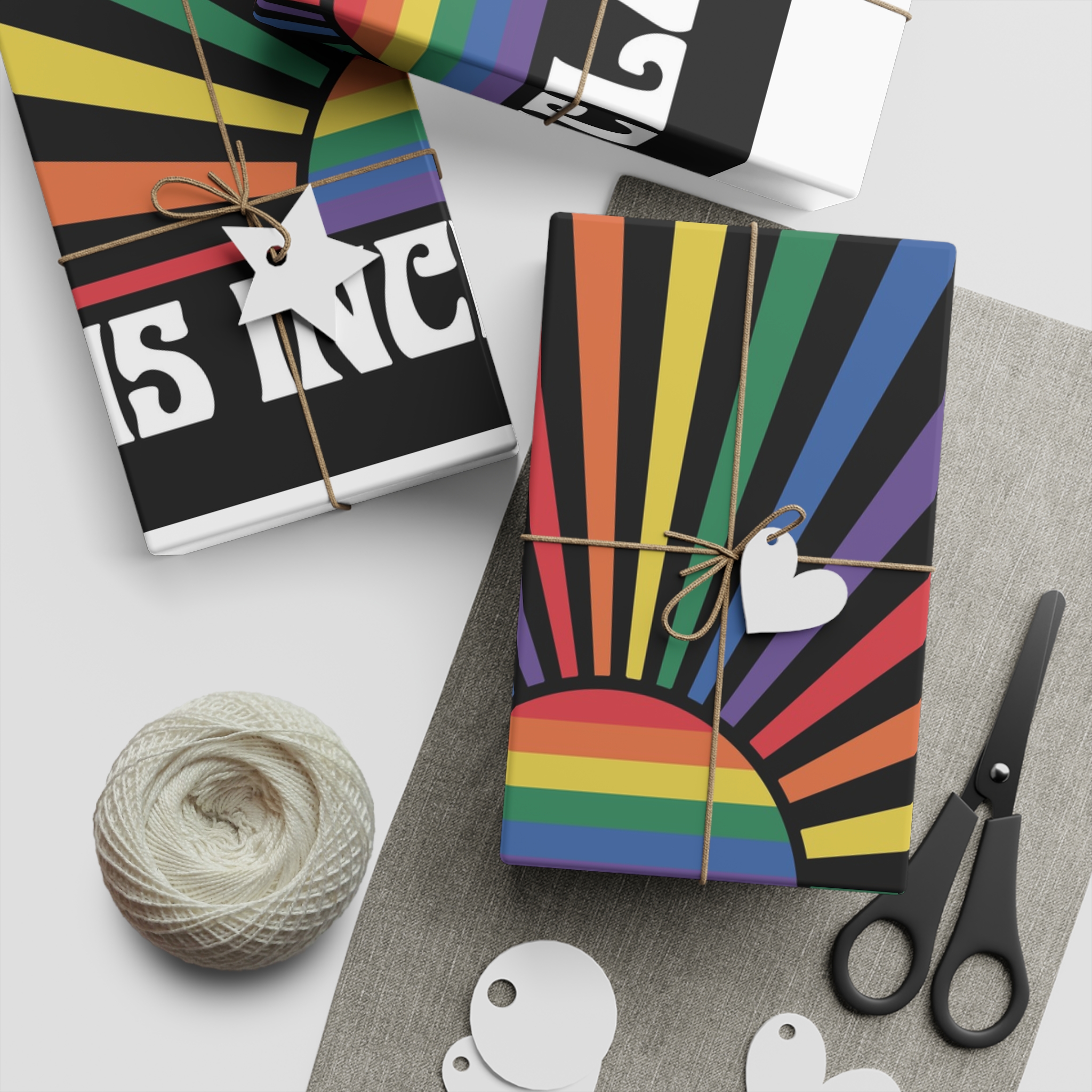 Pride Lgbtq Gay Typography Vector Tshirt Design Gift Wrapping Paper Sheets 1pc - Image 5
