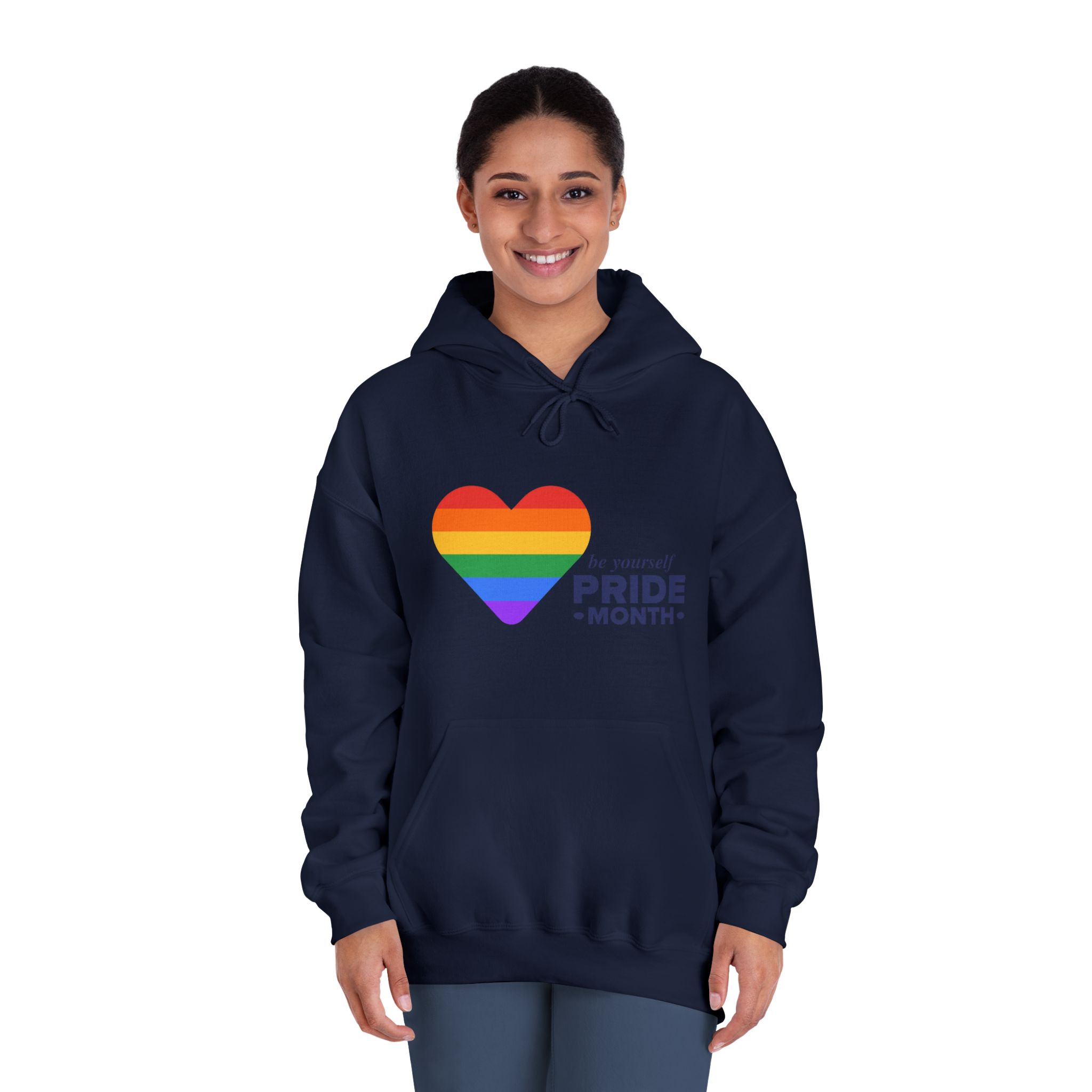 Lgbt Pride Month June Lgbt Flag Rainbow Flag Love Concept Vector Illustration Poster Unisex Dryblend Hooded Sweatshirt - Image 32