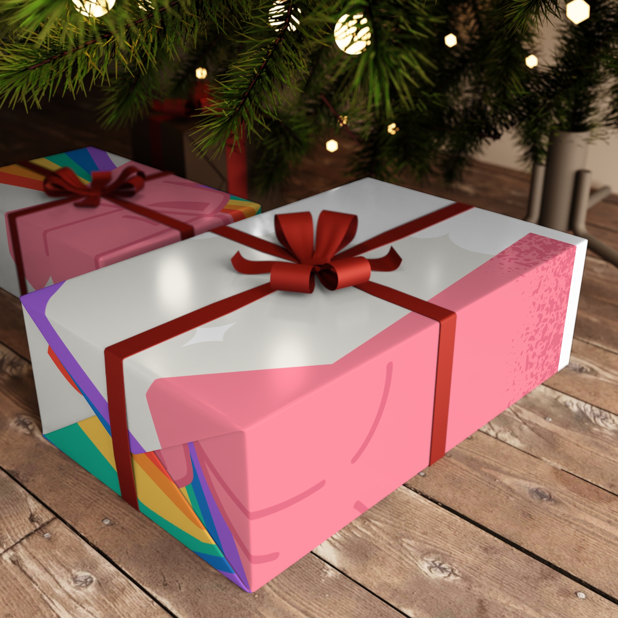 Happy Pride Day Concept Gift Wrapping Paper Sheets 1pc - Image 6