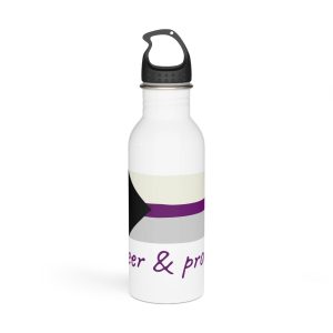 Colorful Demisexual Pride Flag Happy Pride Day Lgbtq Community Pride Month Vector Hand Drawn Doodle Posters Stickers Logo Cards Stainless Steel Water Bottle