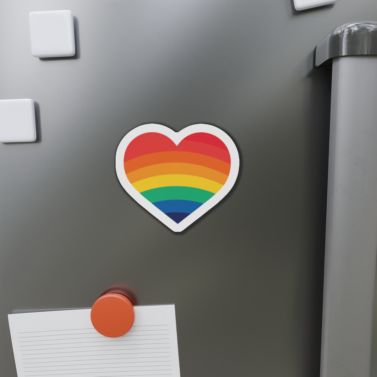 Pride Day Month Lgbt Heart With Rainbow Colors Die Cut Magnets - Image 11