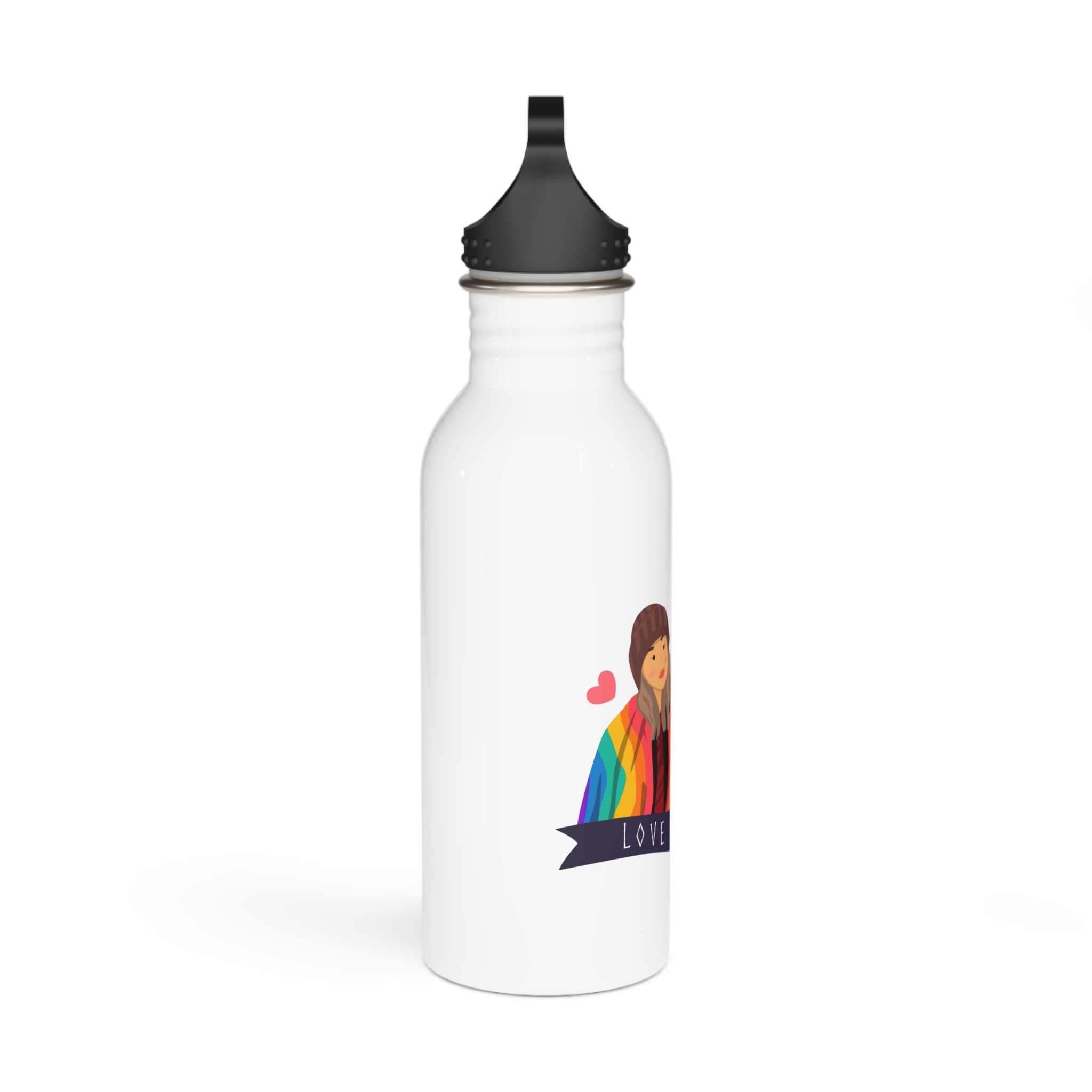Social Media Lgbt Pride Day Template Love Pride Celebration Lgbt Pride Day Stainless Steel Water Bottle - Image 2