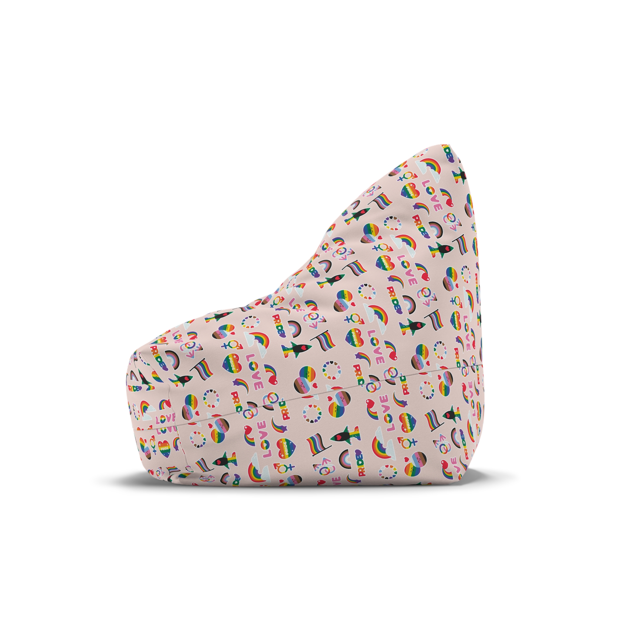 Lesbian Pride Design 050ECB Bean Bag Chair Cover - Image 4