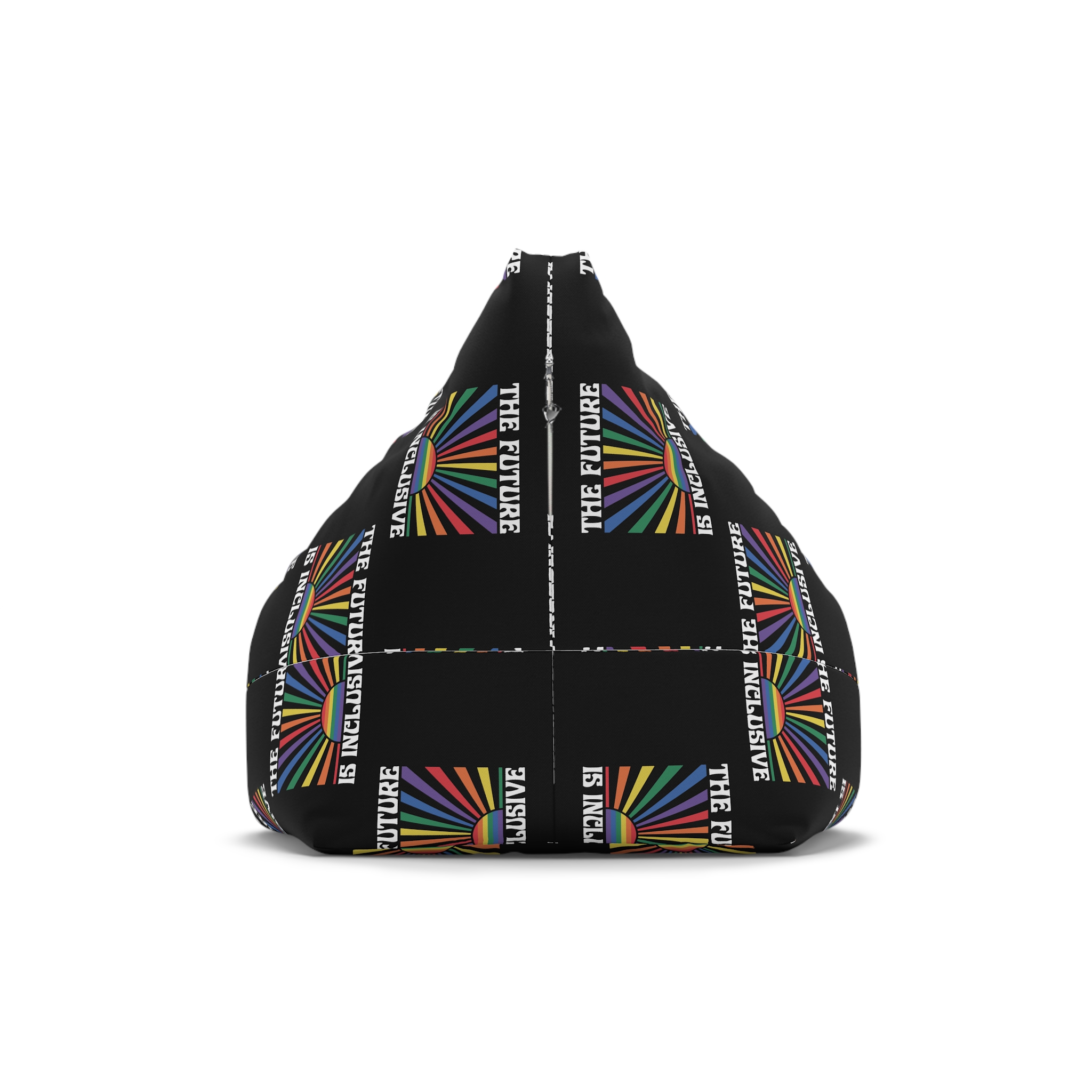 Pride Lgbtq Gay Typography Vector Tshirt Design Bean Bag Chair Cover - Image 2