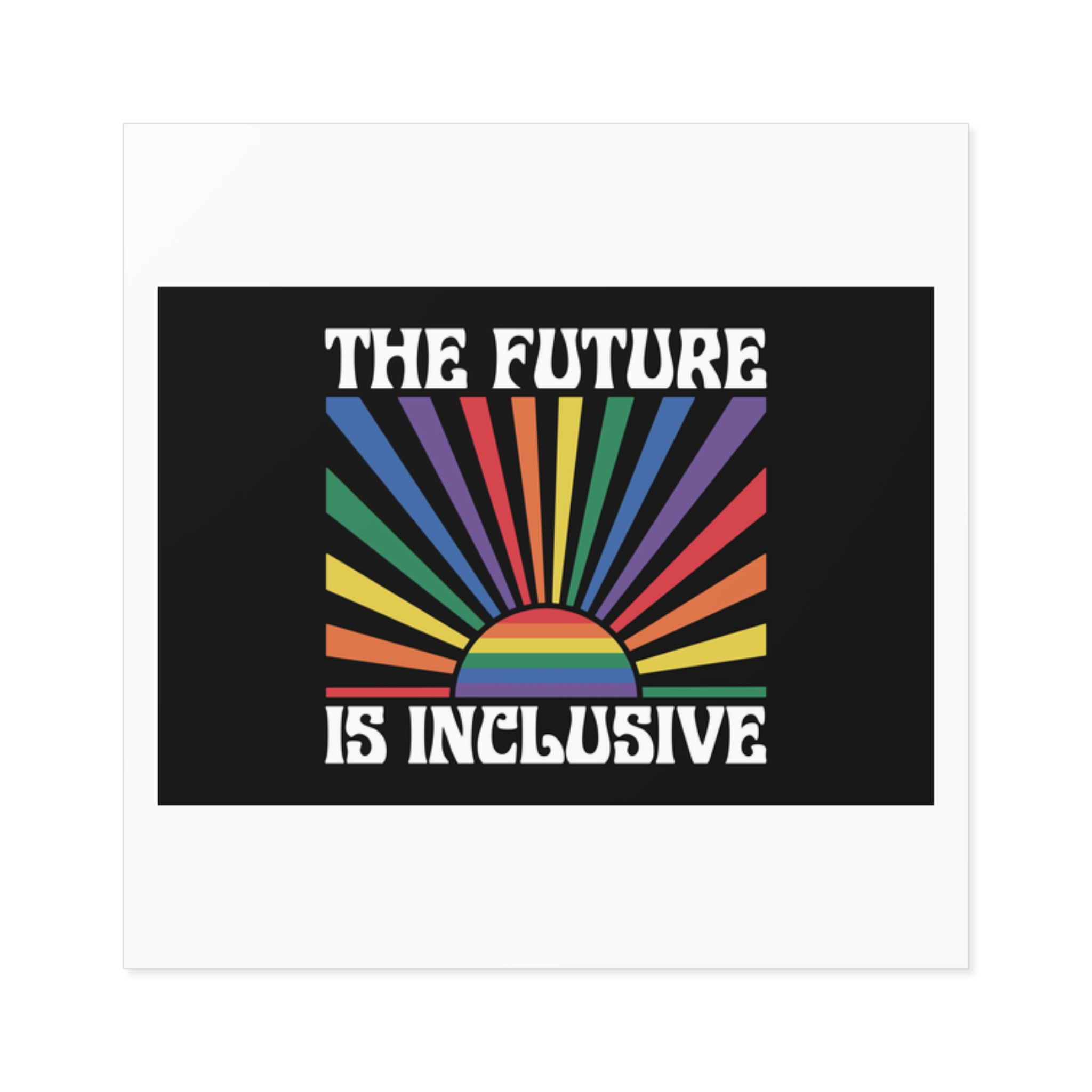 Pride Lgbtq Gay Typography Vector Tshirt Design Laminate Stickers Square - Image 9
