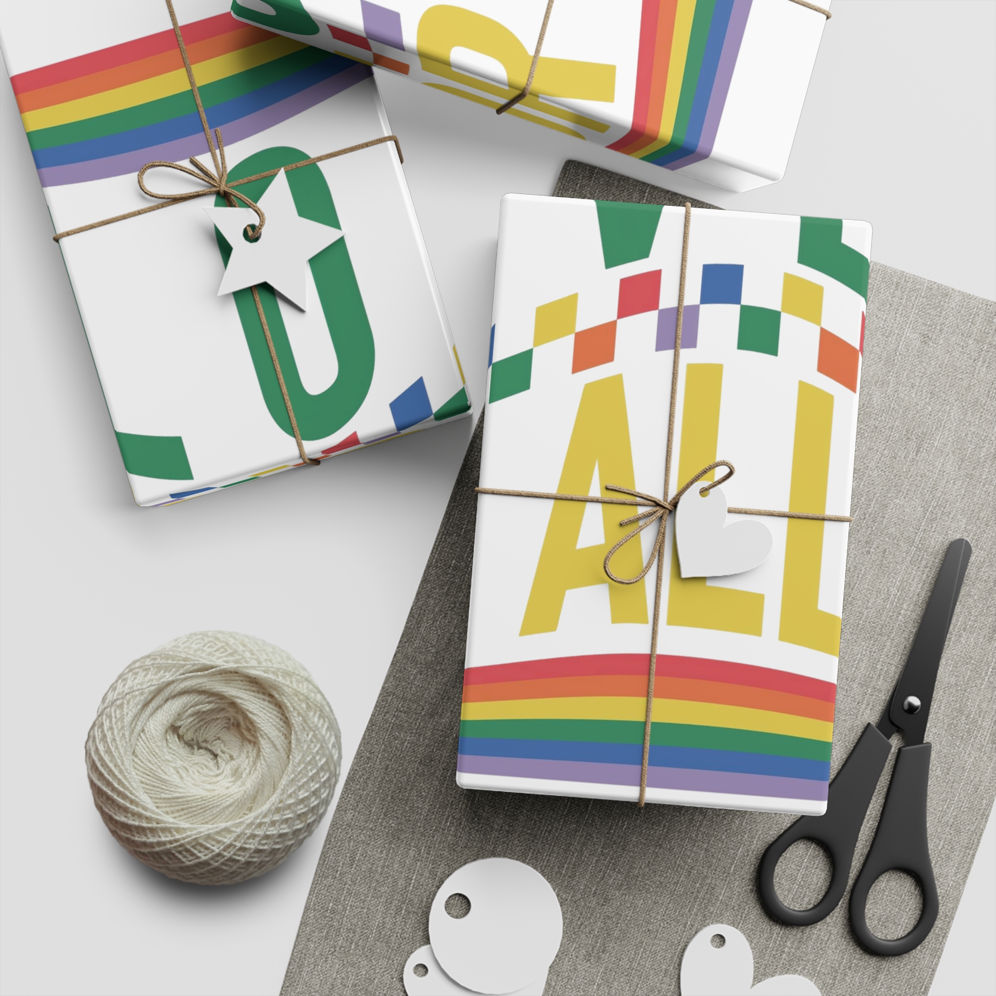 Lgbtq Pride Month Svg Design Bundle (2) Gift Wrapping Paper Sheets 1pc - Image 2