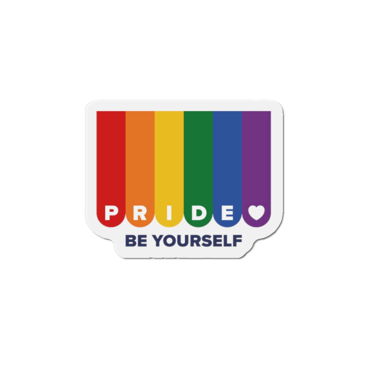 Lgbt Pride Month June Lesbian Gay Bisexual Transgender Lgbtq Flag Rainbow Vector(1) Die Cut Magnets