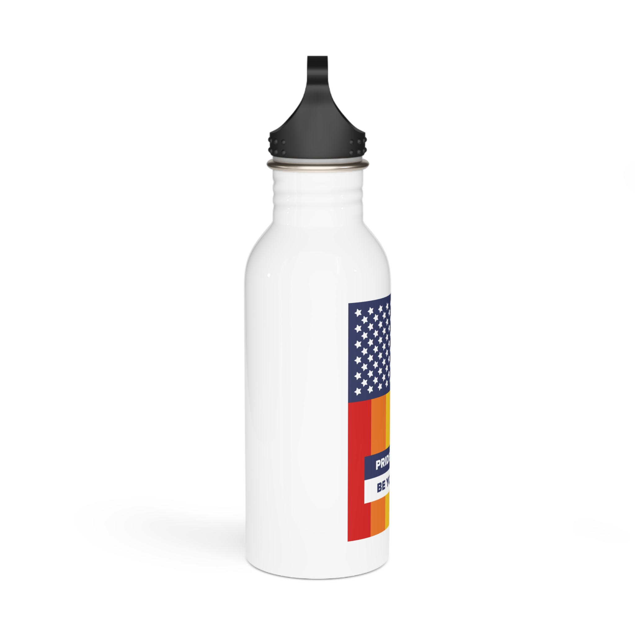 Lesbian Pride Design 8F6ACB Stainless Steel Water Bottle - Image 2