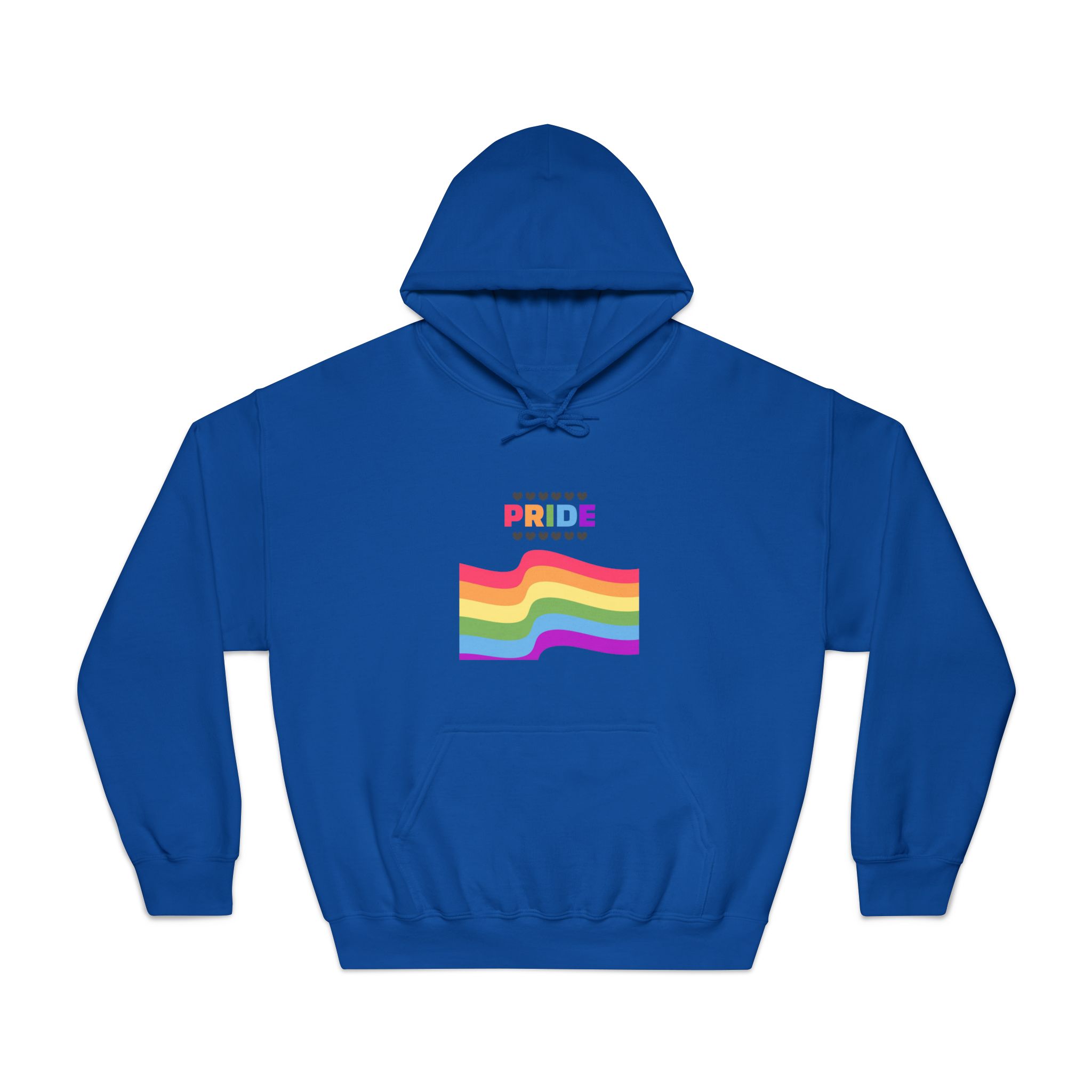 Pride Background With Flag Lgbtq Pride Unisex Dryblend Hooded Sweatshirt - Image 25