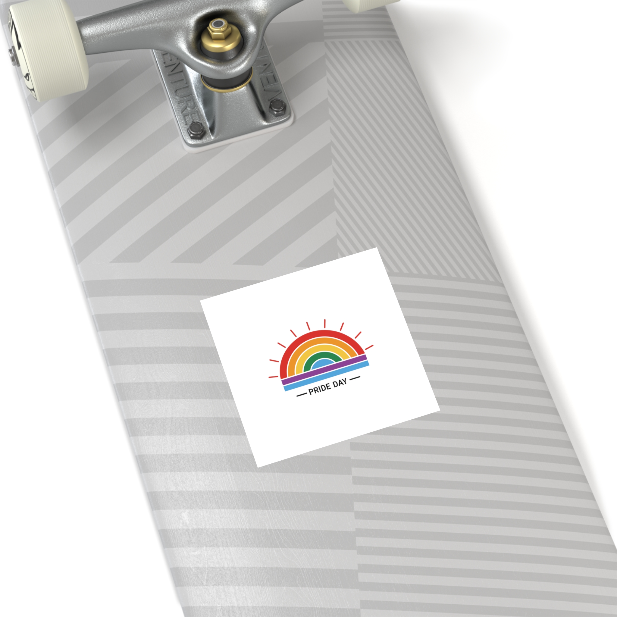 Pride Day Rainbow Flag Icon Vector Illustration Celebrating Lgbtq Community Diversity With Colorful Stripes Radiant Design Laminate Stickers Square - Image 32