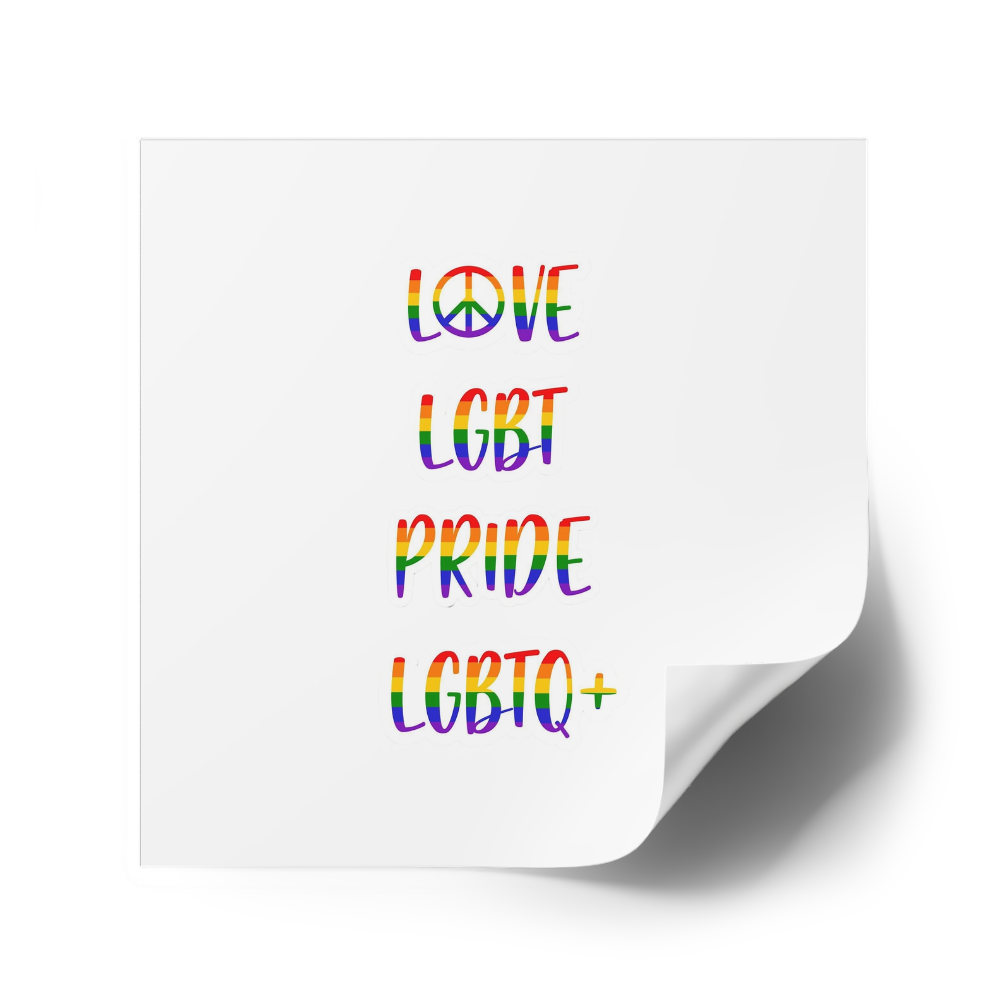 Lgbt Pride Month June Poster Card Banner Background Vector Illustration Laminate Stickers Square - Image 46