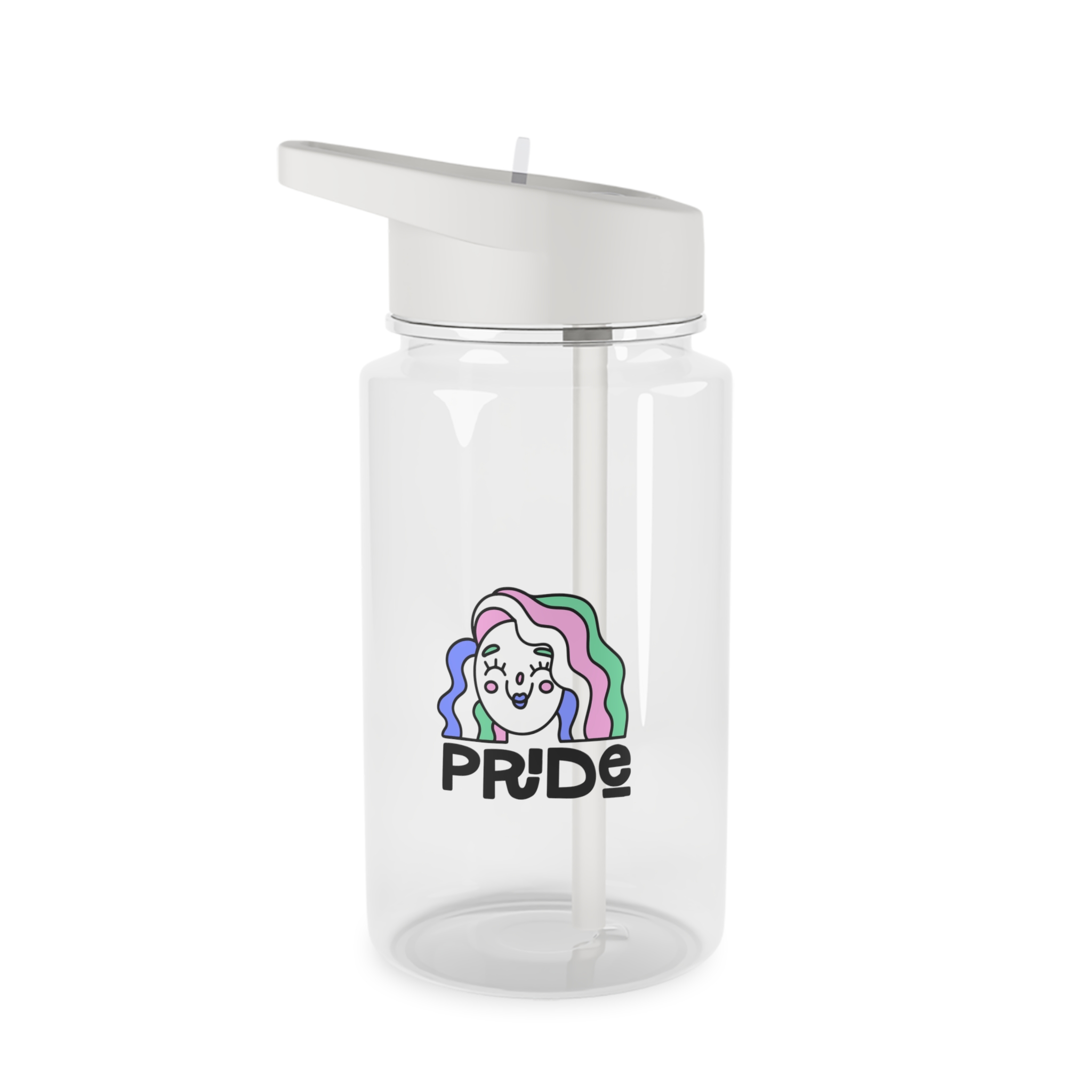 Pride Day Lettering Quote Concept Tritan Water Bottle