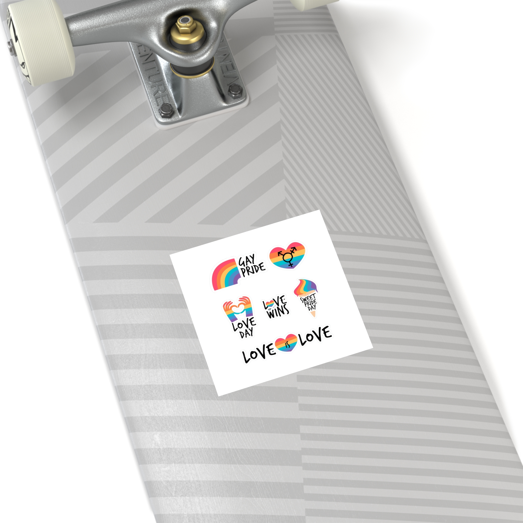 Pride Day Label Pack Theme Laminate Stickers Square - Image 32