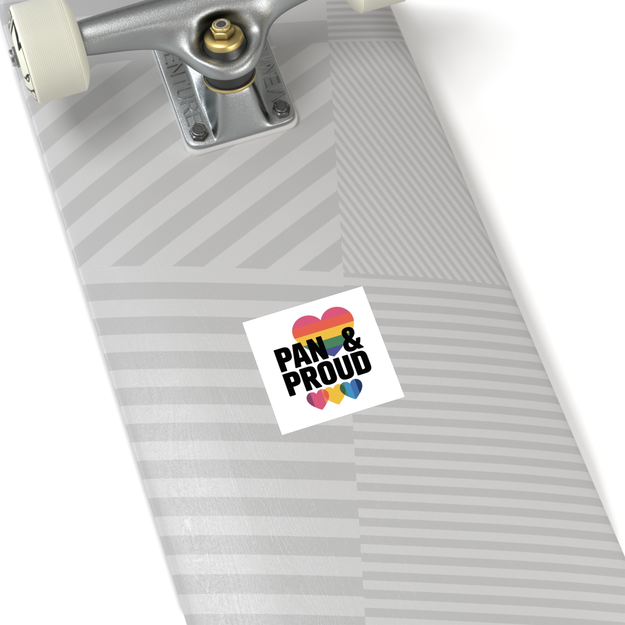 Pan Proud T Shirt Design Isolated White Background 2 Laminate Stickers Square - Image 8