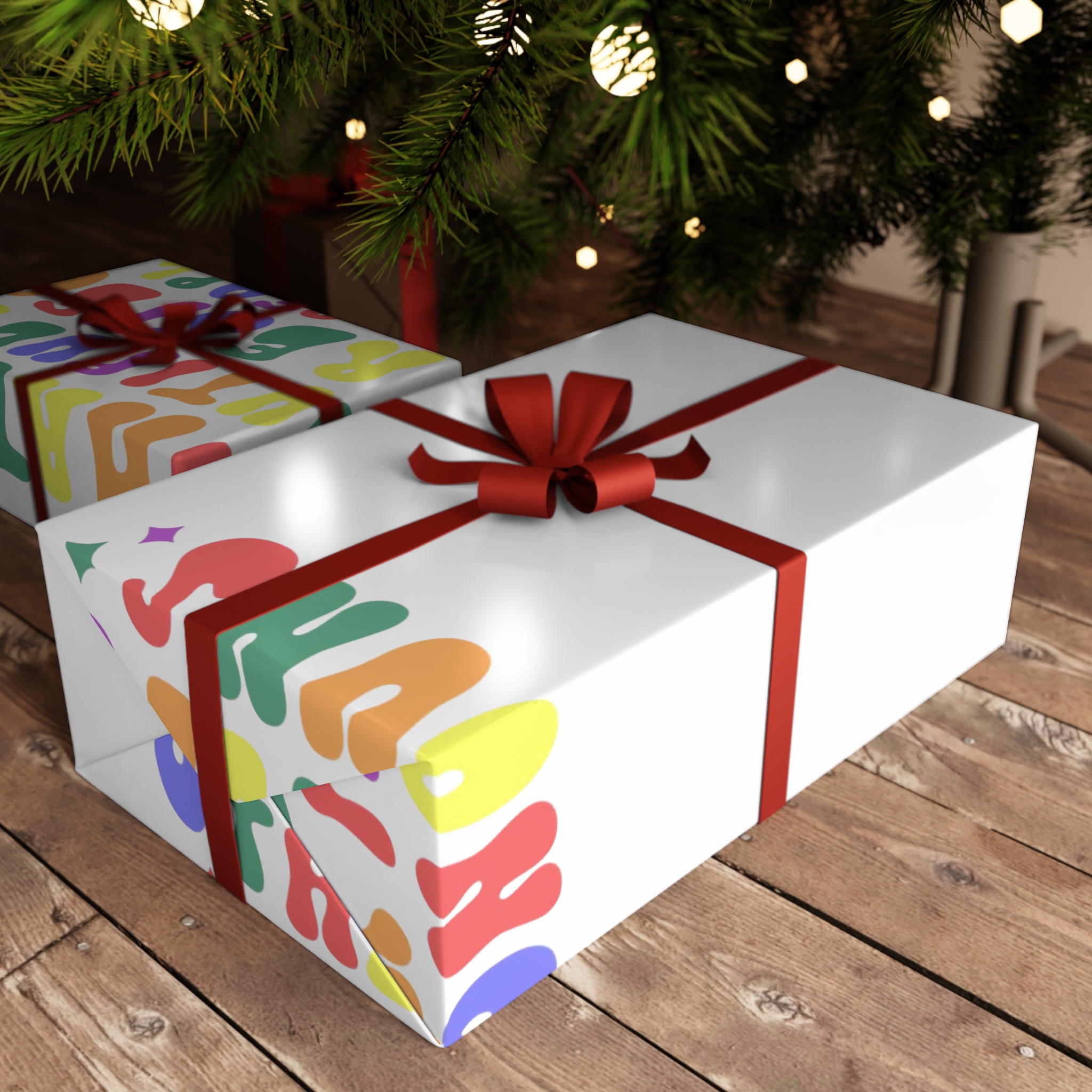 Pride Lgbt Gay Retro Tshirt Design(1) Gift Wrapping Paper Sheets 1pc - Image 3