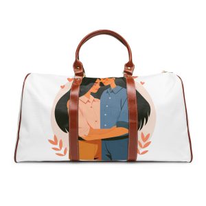 Indian Lesbian Couple Love Hugging Waterproof Travel Bag