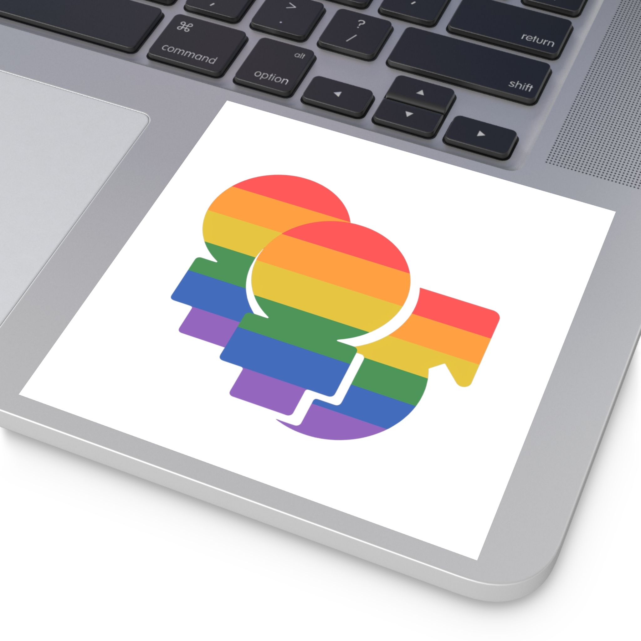 Lgbt Icon Isolated Black Background Diversity Human Right Concept Lgbt Community Vector Flat Illustration Poster Card Banner Laminate Stickers Square - Image 75