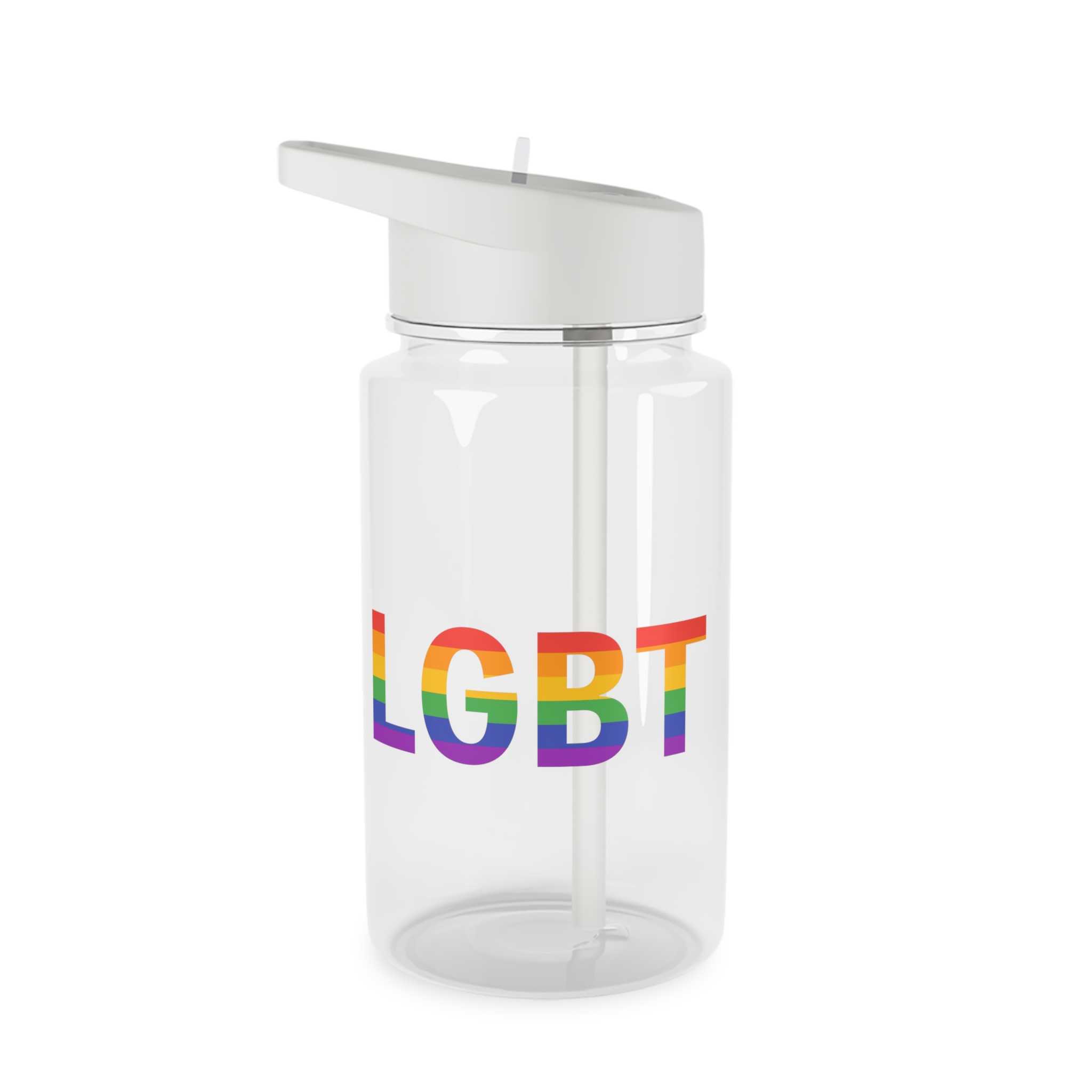 Lgbt Rainbow Colors Lgbt Logo Tritan Water Bottle