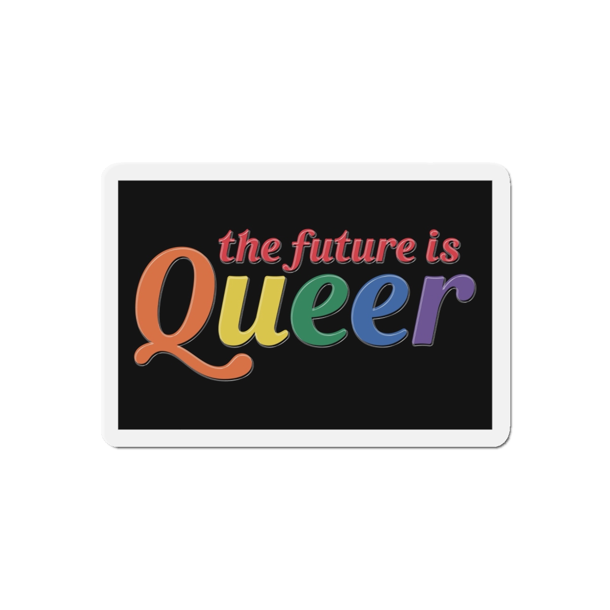 Lesbian Pride Design 7D1DA5 Die Cut Magnets - Image 7