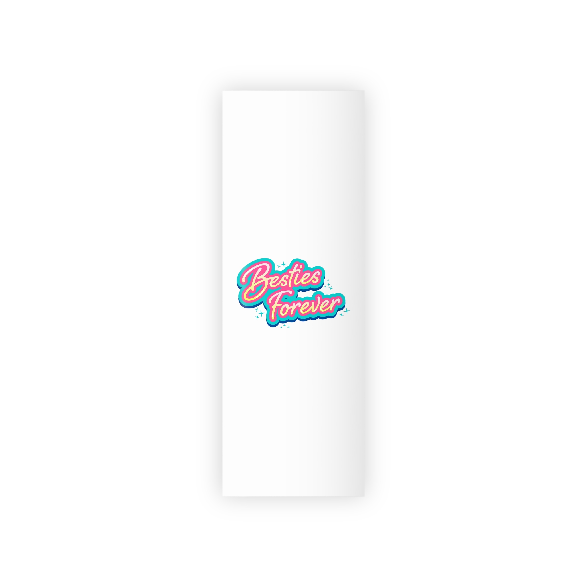 Besties Forever Lettering Logo Gift Wrapping Paper Rolls 1pc - Image 5