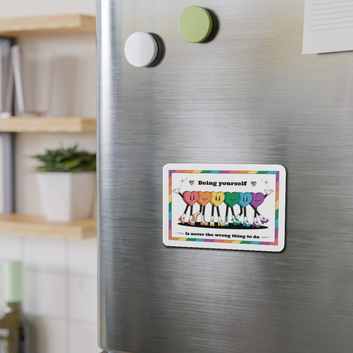 Illustration Pride Month Celebration Die Cut Magnets - Image 9