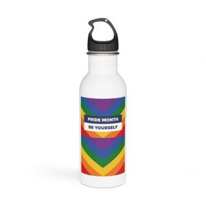 Lgbt Pride Month June Lesbian Gay Bisexual Transgender Lgbtq Flag Rainbow Vector(1)2 Stainless Steel Water Bottle