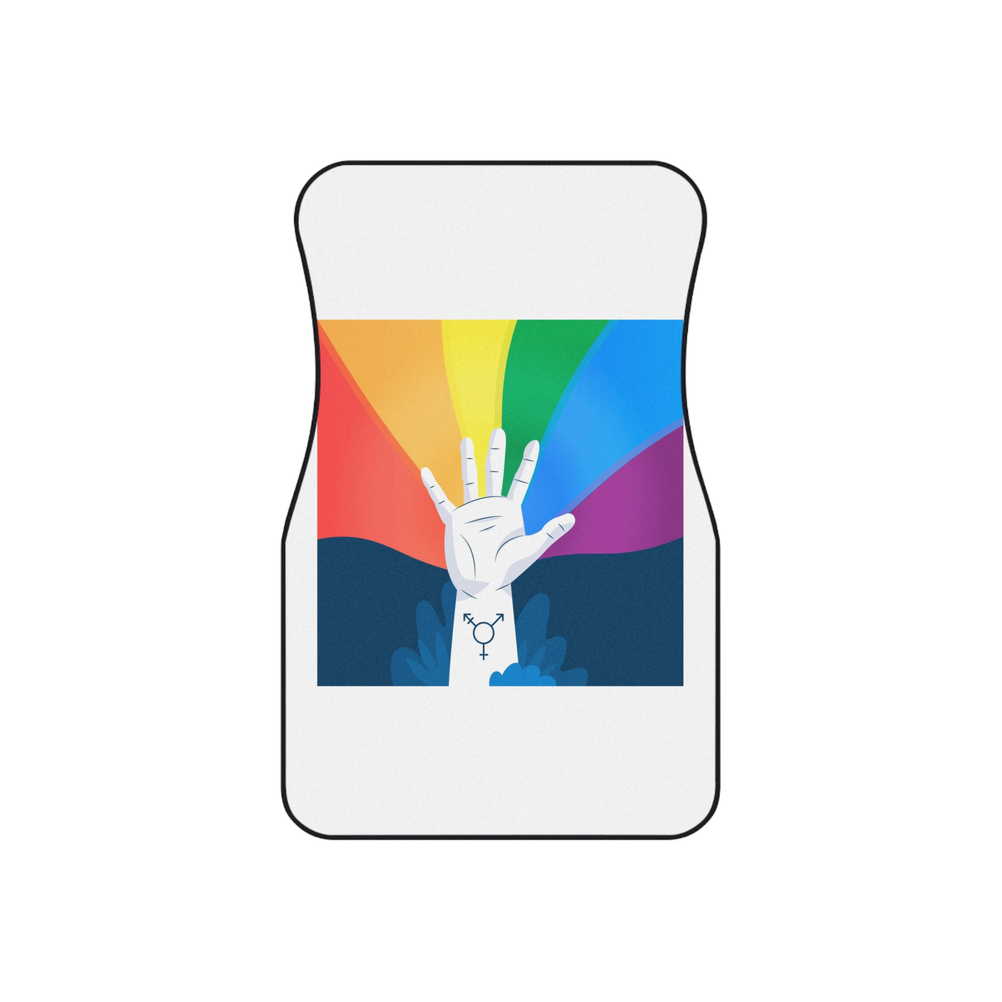 Pride Day Concept Car Mats Set Of 4 - Image 2