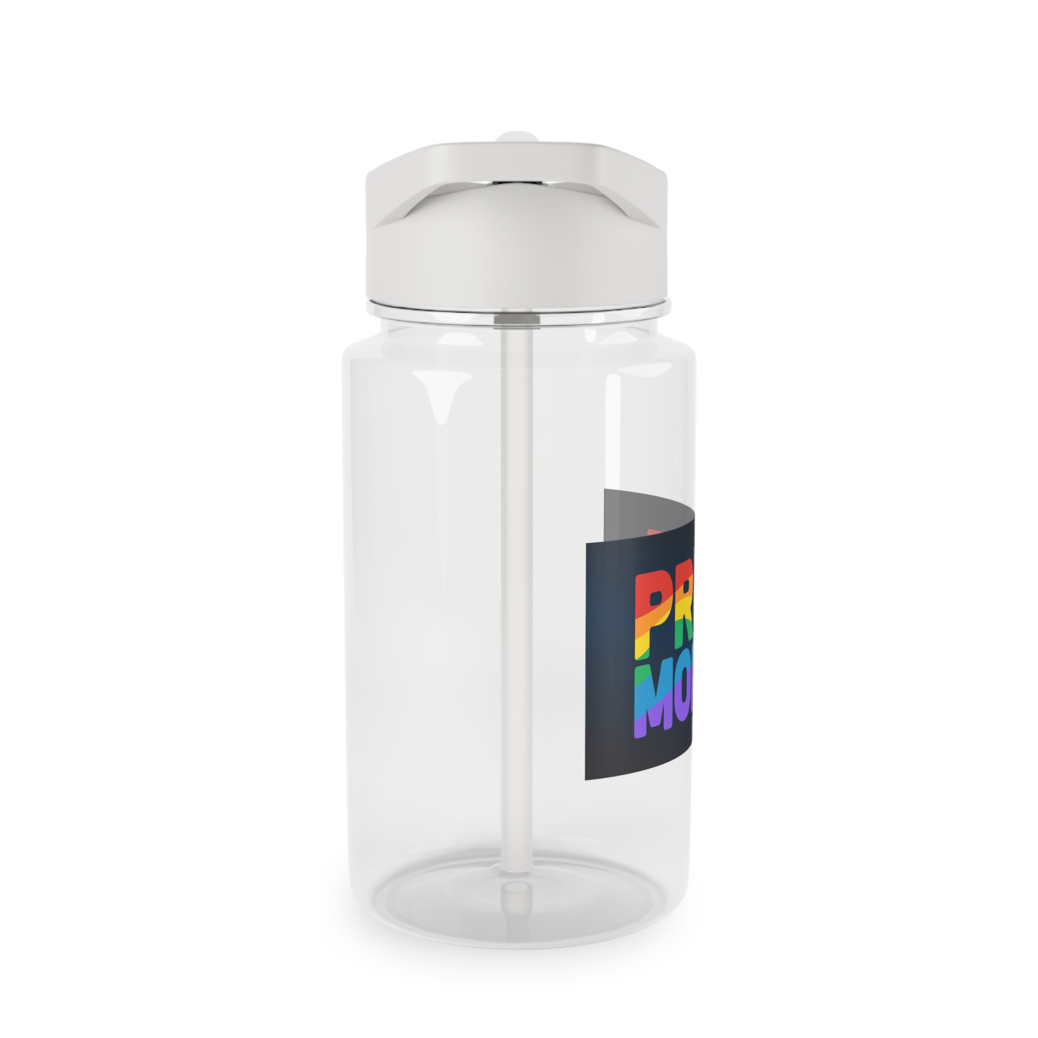 Lgbt Pride Rainbow Flag Lettering Banner Poster Social Media Pride Calligraphy With Tritan Water Bottle - Image 4