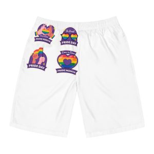 Labels Collection Pride Month Celebration Mens Board Shorts Aop