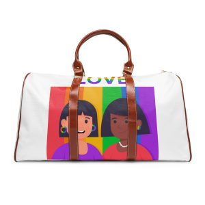 Flat Pride Day Illustration Waterproof Travel Bag